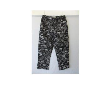 PANS L 12 BLACK EMBROEDERY COTTON SPANDEX